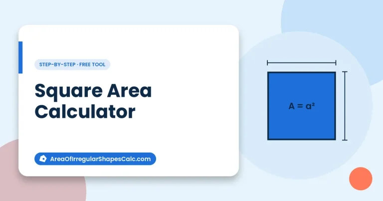 Square Area Calculator – illustration of a square