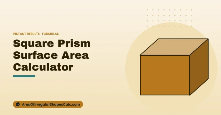 Square Prism Surface Area Calculator – illustration of a prism