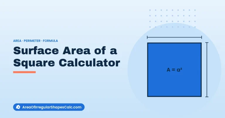 Surface Area of a Square Calculator – illustration of a square