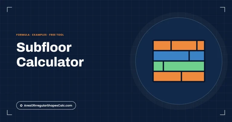 Subfloor Calculator – illustration