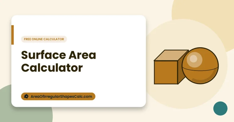 Surface Area Calculator – illustration of a cube and a sphere