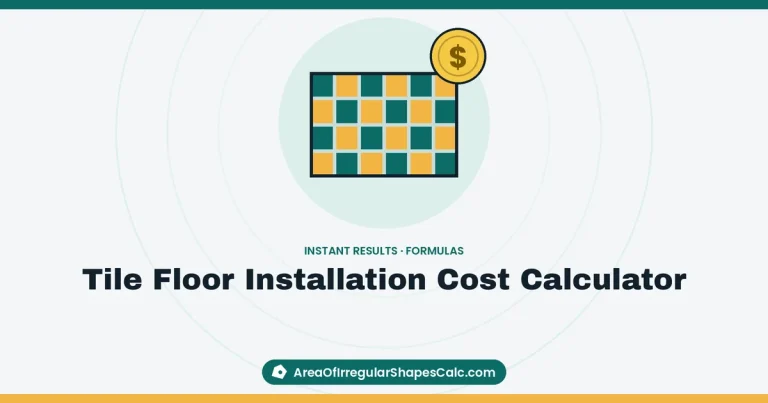 Tile Floor Installation Cost Calculator – illustration of a tile pattern