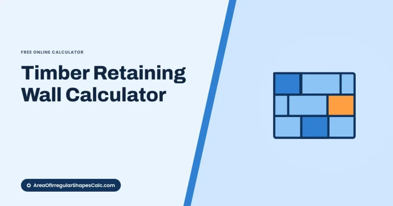 Timber Retaining Wall Calculator – illustration