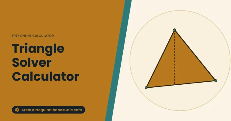 Triangle Solver Calculator – illustration of a triangle with its height marked