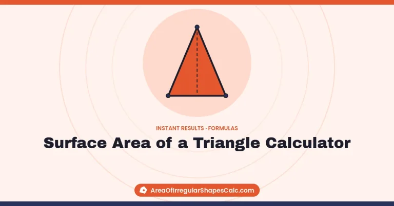 Surface Area of a Triangle Calculator – illustration of a triangle with its height marked
