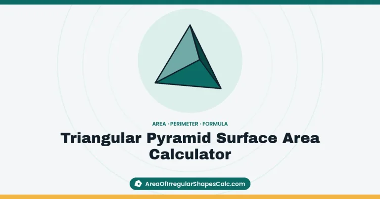 Triangular Pyramid Surface Area Calculator – illustration of a triangular pyramid