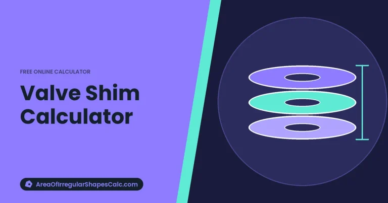 Valve Shim Calculator – illustration of a stack of valve shims