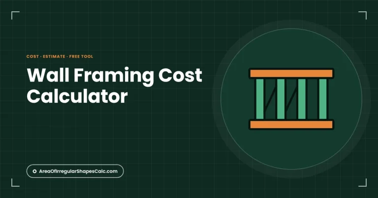 Wall Framing Cost Calculator – illustration