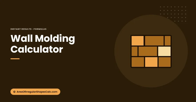 Wall Molding Calculator – illustration