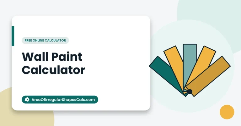 Wall Paint Calculator – illustration of paint tools and colour swatches