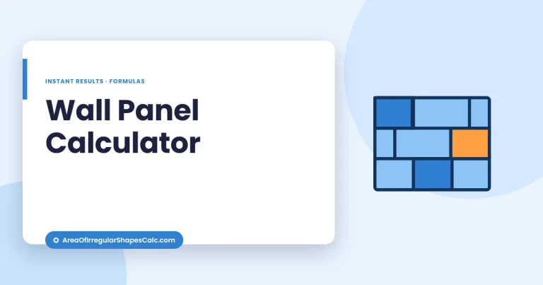 Wall Panel Calculator – illustration