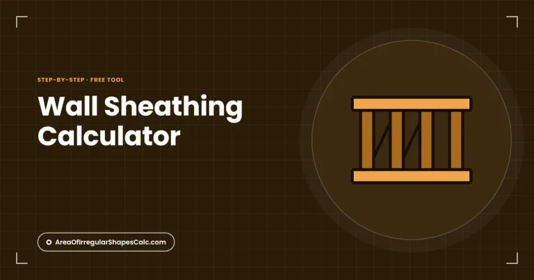 Wall Sheathing Calculator – illustration