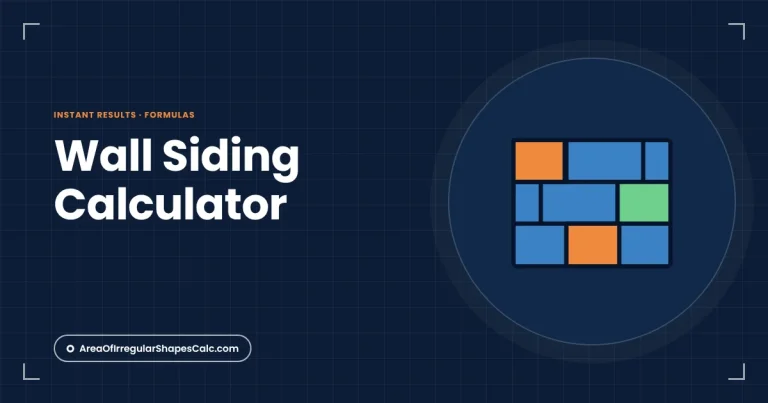 Wall Siding Calculator – illustration