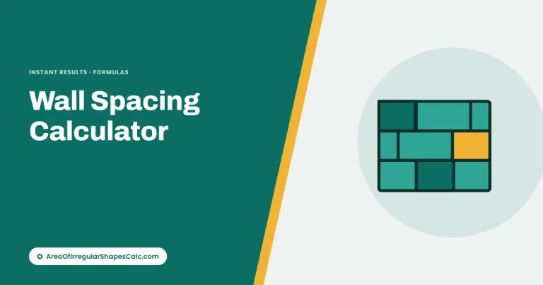 Wall Spacing Calculator – illustration